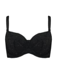 Pour Moi Reflection Side Support Bra Black 
