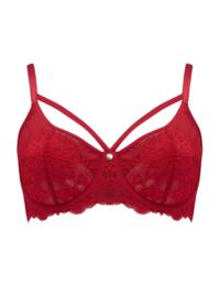 Pour Moi Statement Underwired Bra Red