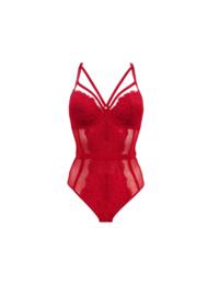 Pour Moi Statement Padded Underwired Body Red