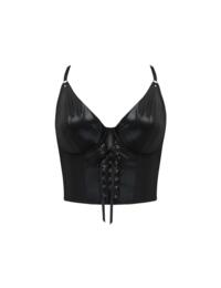 Contradictions by Pour Moi Scandalous Underwired Bustier Black