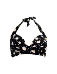 Pour Moi Out Of Office Twist Front Bikini Top Daisy Spot