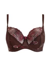 Pour Moi St Tropez Full Cup Bra Chocolate/Red