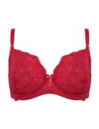 Pour Moi Amour Underwired Non Padded Bra Red/Cherry 