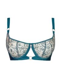 Scantilly by Curvy Kate Education Balcony Bra Teal