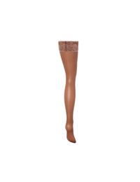 Bluebella Lace Top Hold Ups Caramel