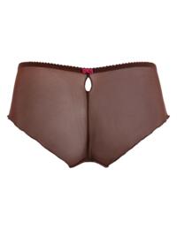 Pour Moi St Tropez Shorty Brief Chocolate/Red