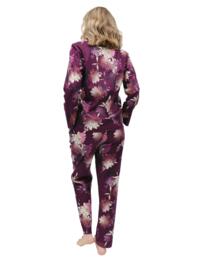 Cyberjammies Eve Pyjama Top Magenta Floral Top