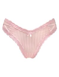 Pour Moi Luxe Linear Brazilian Brief Soft Pink