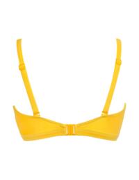 Pour Moi Sunshine Padded Underwired Tie Bikini Top Yellow 
