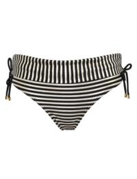 Pour Moi Radiance Foldover Bikini Brief Black/White/Gold