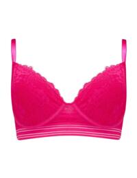 Pour Moi Revolution Underwired Bra Hot Pink 
