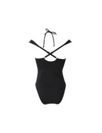 Pour Moi Underwired Control Swimsuit Black 