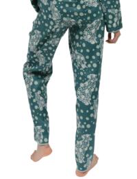 Cyberjammies Hannah Pyjama Pants Green Leopard Print