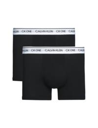 Calvin Klein CK One Trunks 2 Pack Black/White