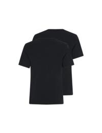 Calvin Klein Mens CK One V Neck T-Shirt 2 Pack Black 