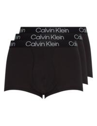 Calvin Klein Mens Modern Structure Trunks 3 Pack Black 