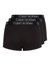 Calvin Klein Mens Modern Structure Trunks 3 Pack Black 