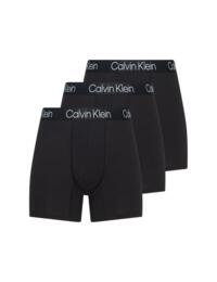 Calvin Klein Mens Modern Structure Boxer Briefs 3 Pack Black 