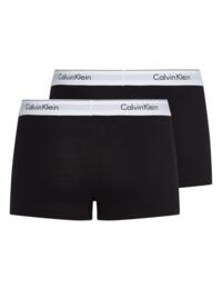 Calvin Klein Mens Modern Cotton Trunk Briefs 2 Pack Black 