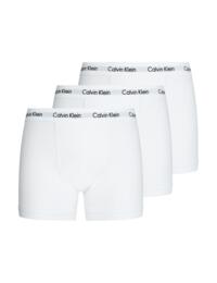 Calvin Klein Mens Cotton Stretch Trunk Three Pack White