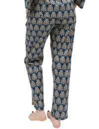 Cyberjammies Fawn Pyjama Pants  Blue Pinecone Geo Print