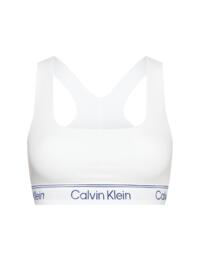 Calvin Klein Athletic Cotton Unlined Bralette White 