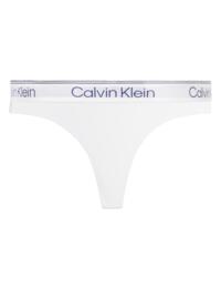 Calvin Klein Athletic Cotton Thong White 