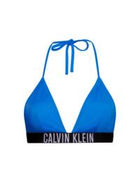 Calvin Klein Intense Power Triangle Bikini Top Dynamic Blue 