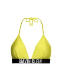 Calvin Klein Intense Power Triangle Bikini Top Lemonade Yellow