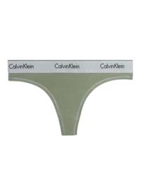 Calvin Klein Modern Cotton Thong  Eco Green