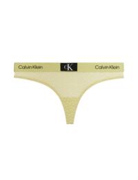 Calvin Klein Lace Thong Celery Sprig