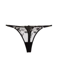 Wolf & Whistle Aria Thong Black/Gold