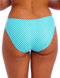 Freya Jewel Cove Bikini Brief Stripe Turquoise
