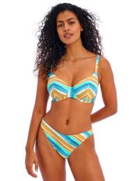 Freya Castaway Island Plunge Bikini Top Multi