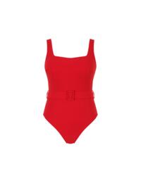Panache Rossa Square Neck Swimsuit Rossa Red