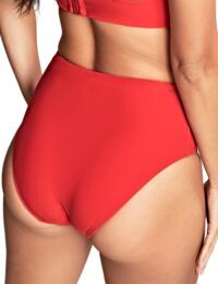 Panache Rossa High Waisted Bikini Brief  Rossa Red