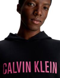 Calvin Klein Mens Intense Power Hoodie Black/Fuchisa Rose