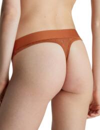  Calvin Klein Intrinsic Lace Thong Ginger Bread