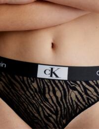 Calvin Klein CK96 High Waisted Brief Black 