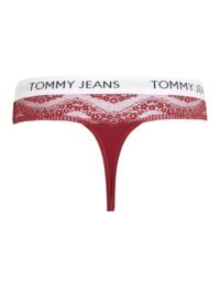 Tommy Hilfiger Heritage Lace Thong Rouge
