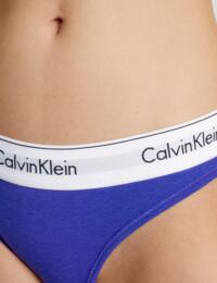 Calvin Klein Modern Cotton Thong Spectrum Blue