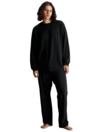 Calvin Klein Mens Cotten Stretch Pyjama Set Black 