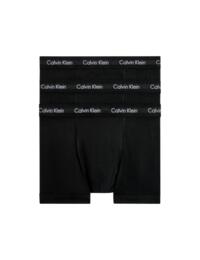 Calvin Klein Mens Cotton Stretch Trunk Three Pack Black W. Black WB
