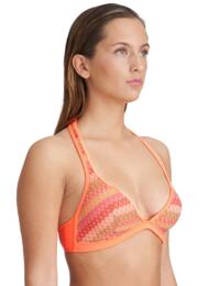 Marie Jo Almoshi Padded Triangle Bikini Top Juicy Peach 
