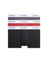Calvin Klein Modern Cotton Boxer Briefs 3 Pack Phantom/Cinnabar/Rabbit
