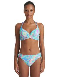 Marie Jo Arubani Padded Plunge Bikini Top Ocean Swirl