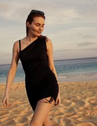 Marie Dahu Swimwear Stretch Dress Black 