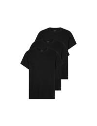 Calvin Klein Mens Cotton Classics Crew Neck T-Shirt 3 Pack Black 