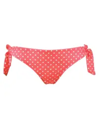 Pour Moi Hot Spots Tie Side Bikini Brief in Coral