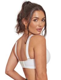 Pour Moi Energy Empower Underwired Lightly Padded Convertible Sports Bra White 